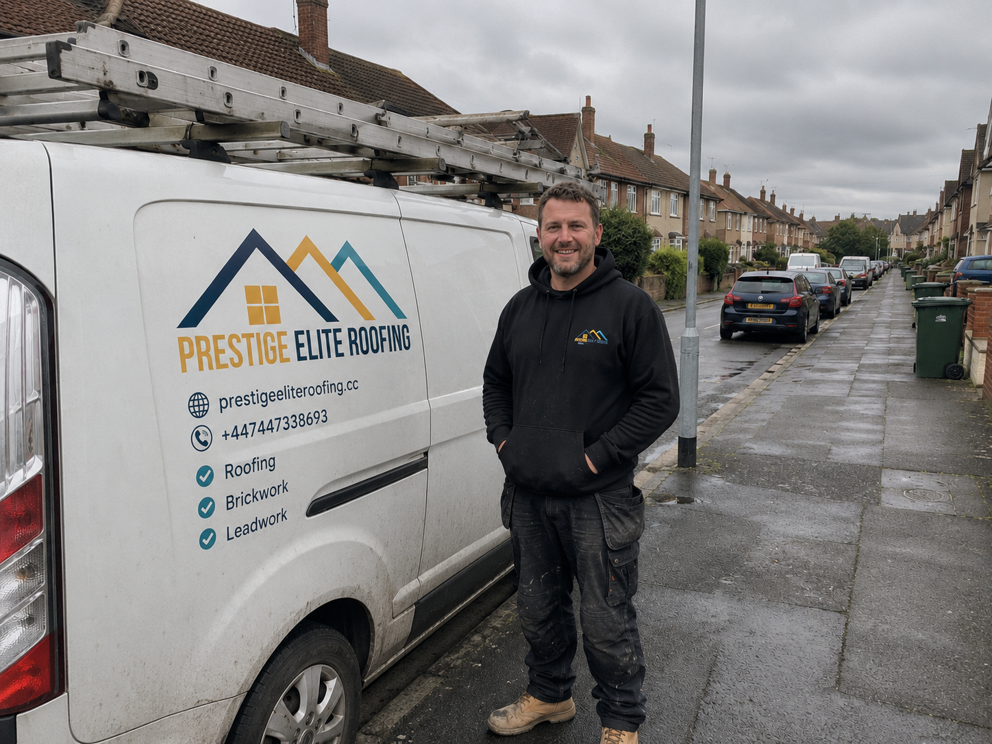 Eddie Corcoran, founder of Prestige Elite Roofing